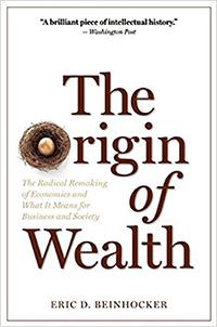 book cover: Origins of Wealth